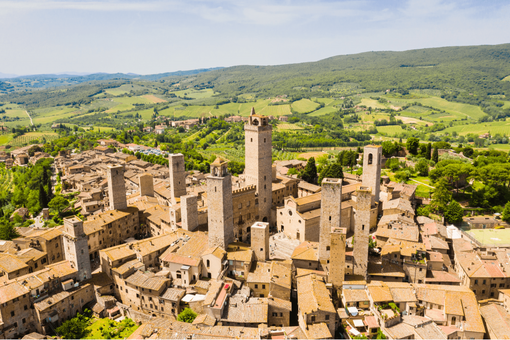 Panorama di San Gimignano